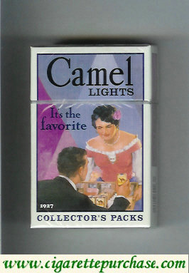 Camel collection version Collectors Packs 1927 Lights cigarettes hard box